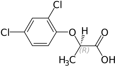 File:(R)-Dichlorprop Structural Formula V.1a.svg