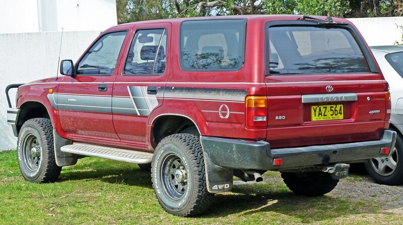 File:1993 Toyota 4Runner (LN130R) 5-door wagon (2010-07-19).jpg