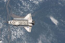 Atlantis approaching ISS STS-129.jpg