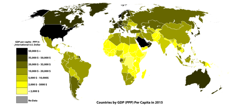 File:Countries by GDP (PPP) Per Capita in 2015.svg
