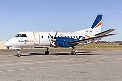 Saab 340 operated by Regional Express in 2018