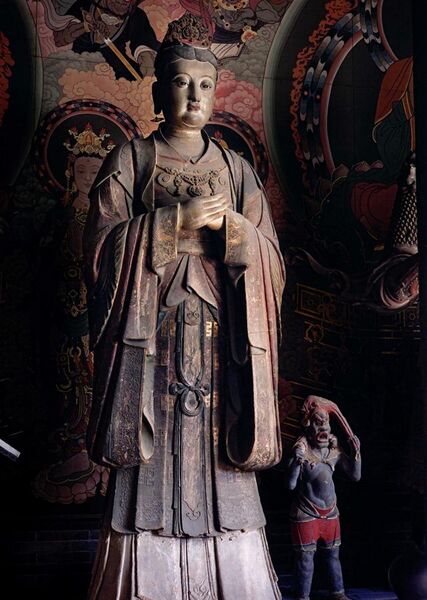 File:Statue of Hariti (鬼子母 Guizimu) in Shanhua Temple (善化寺 Shànhùasì) in Datong, Shanxi Province, China.jpg