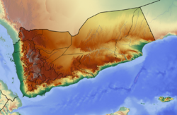 Location map/data/Yemen is located in Yemen