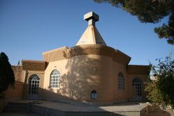 Zoroastrian temple in Mazra Kalantar.JPG
