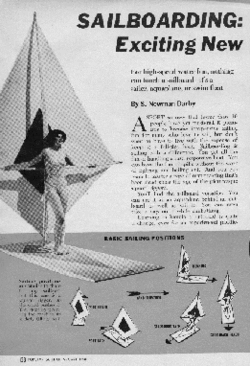 Darby sailboard, Published Popular Science, August 1965.gif