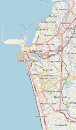 Port City Colombo is located in Colombo Municipality