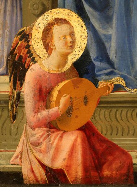 File:Masaccio, madonna col bambino, dal polittico di pisa, 1426, 06 angelo musicante.jpg