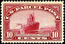 Parcel post steamship 10c 1913 issue.JPG