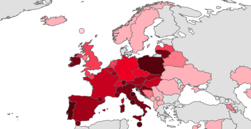 File:Percent of Catholics in Europe by Country–Pew Research 2011 (no legend).svg