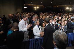President Obama greets Dr Anthony Fauci 9203044910 l (14352845344).jpg