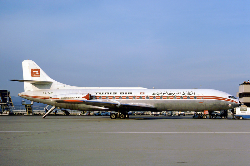 File:Tunisair Caravelle III TS-TAR LFSB 1977-03-05.png