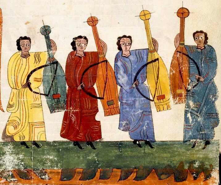 File:Violas de arco en un manuscrito del año 900 - 950.jpg