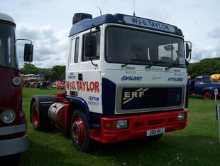 1991 ERF E-series (J901 NKJ) tractor unit, 2012 HCVS Tyne-Tees Run.jpg