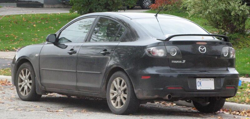 File:2007 Mazda3 i, Rear Left, 10-13-2020.jpg