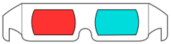 3d glasses red cyan.svg