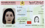 Carte identité électronique marocaine (2020, recto).png