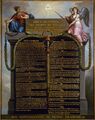 All-Seeing Eye on the top of the Declaration of Human Rights (1789), French Revolution