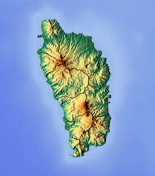 Morne Diablotins is located in Dominica