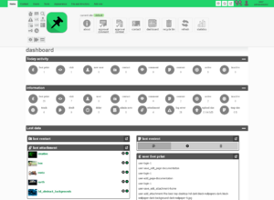 Elanat framework admin section view.png