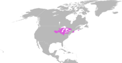 Emys blandingii distribution.svg