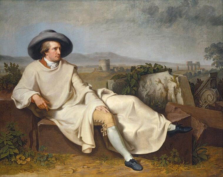 File:Johann Heinrich Wilhelm Tischbein - Goethe in the Roman Campagna - Google Art Project.jpg