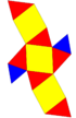 Rectified triangular prism net.png