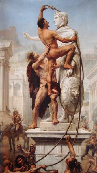 File:Sack of Rome by the Visigoths on 24 August 410 by JN Sylvestre 1890.jpg