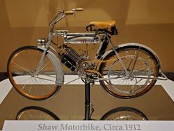 Shaw Motorbike, Circa 1912, Tellus Science Museum.jpg