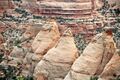 Wingate Sandstone (Lower Jurassic; Coke Ovens, Monument Canyon, Colorado National Monument, Colorado, USA) 2 (23386813253).jpg