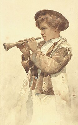 Young bombard player - watercolor.jpg
