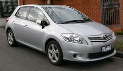 2011 Toyota Corolla (ZRE152R MY11) Conquest 5-door hatchback (2015-07-24) (cropped).jpg