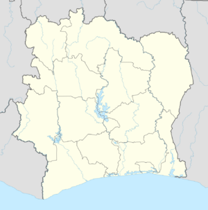 Bouaflé is located in Ivory Coast