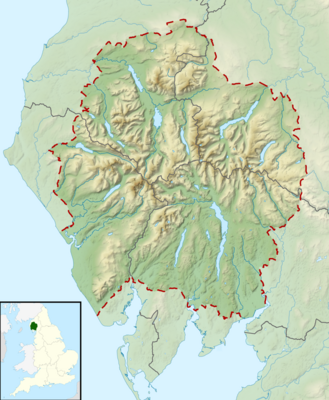 Lake District National Park UK relief location map.png