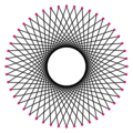 Regular star polygon 48-19.svg