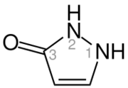 File:1,2-Dihydro-3H-pyrazol-3-one Structural Formula V1.svg