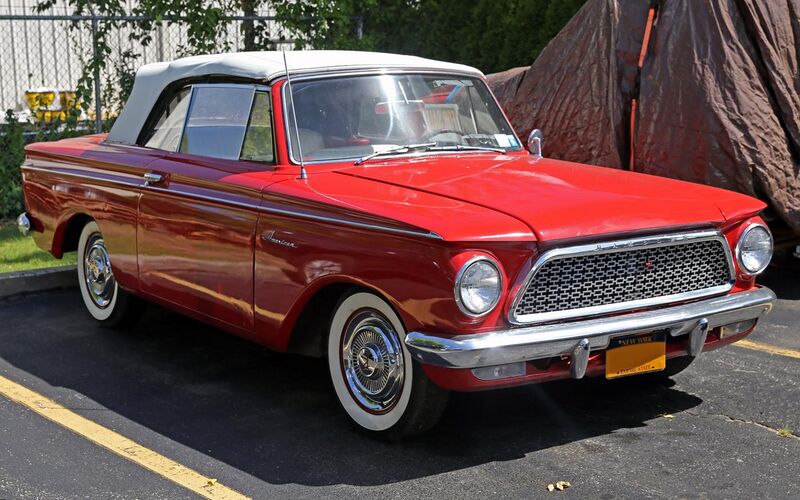 File:1961 Rambler American convertible, red, front right.jpg