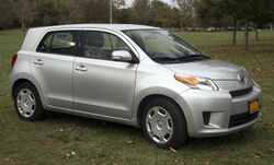 2008 Scion xD in Silver, front right.jpg
