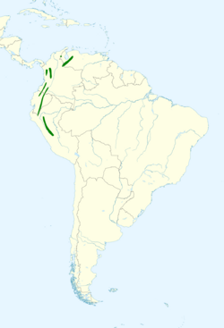 Chlorophonia pyrrhophrys map.svg