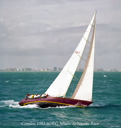 Condor, Holland 80 owned by Robert Bell, Royal Bermuda Yacht Club.png