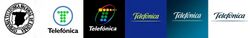 Telefónica logo evolution