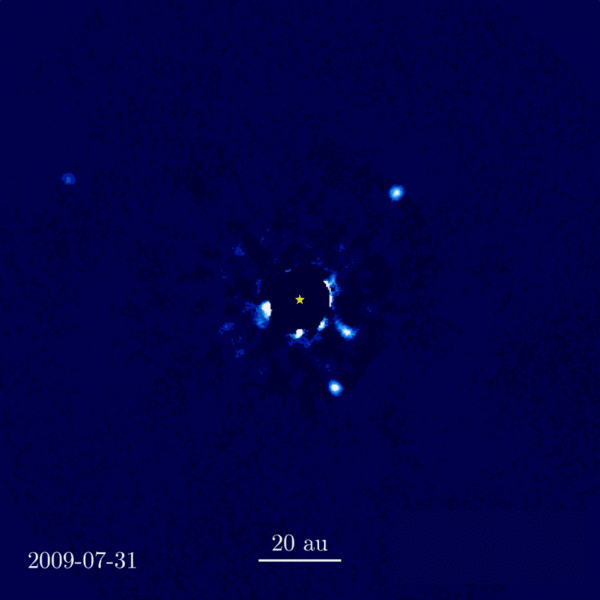File:HR 8799 Orbiting Exoplanets.gif
