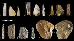 Lithic Industries at Blombos Cave, Southern Cape, South Africa (c. 105 – 90 Ka).jpg