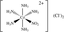 Nitropentaamminecobalt(III) chloride.svg