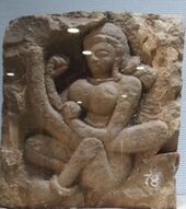 Saraswati Third Century CE with harp Veena