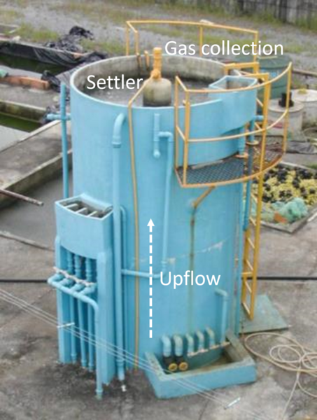 File:Upflow anaerobic sludge blanket (UASB) reactor in Brazil.png