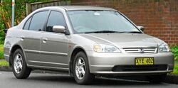 2002 Honda Civic (MY2002) GLi sedan (2011-07-17) 01.jpg