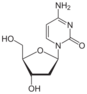 Chemical structure of deoxycytidine