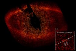 Fomalhaut with Disk Ring and extrasolar planet b.jpg