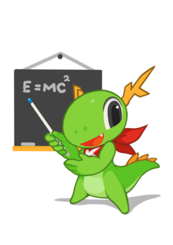 KDE mascot Konqi for presentation and education applications.png