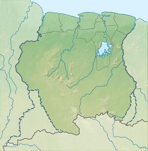 Paramaribo is located in Suriname